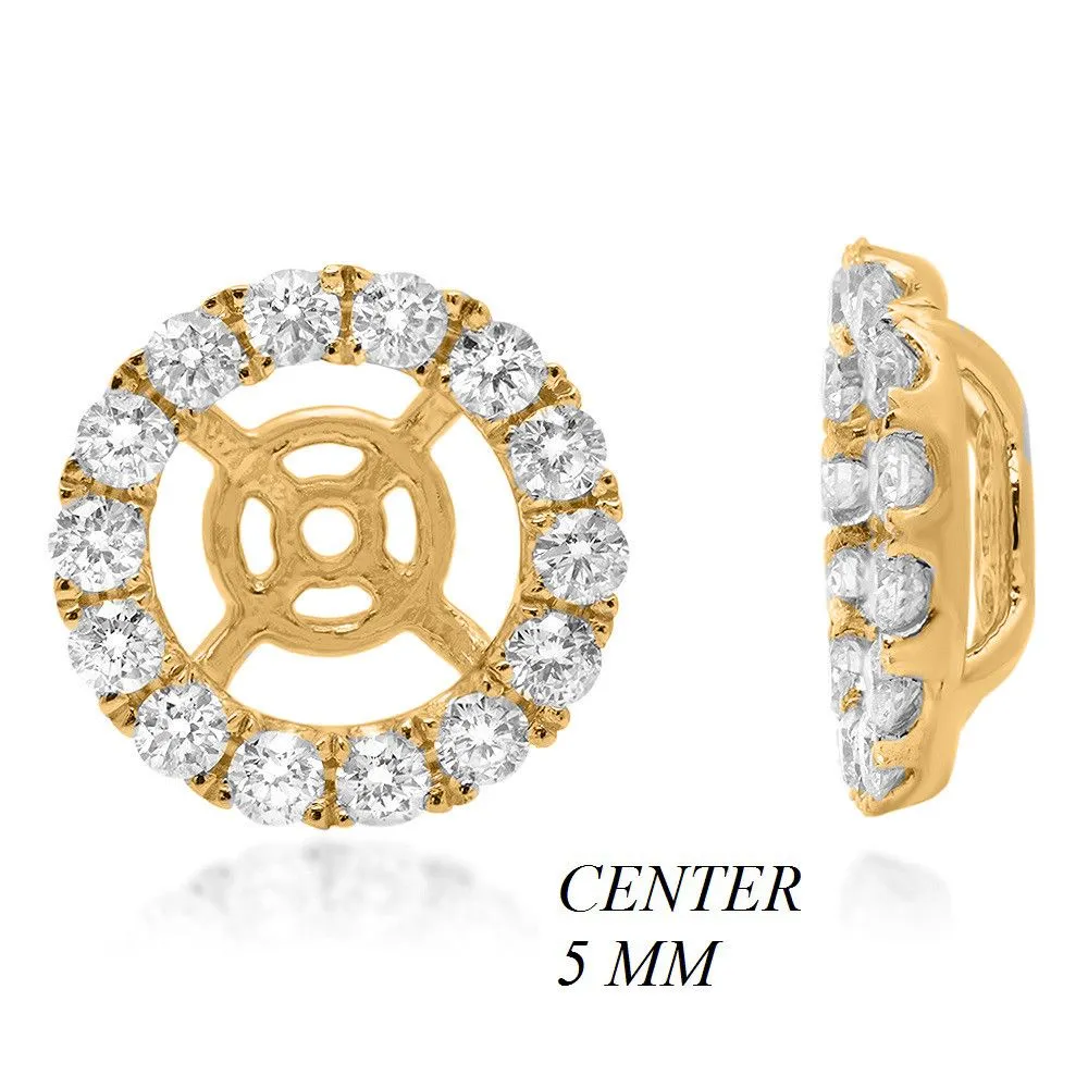 PMI 14W@1.20 22RD1@0.49 5MM ROUND EARRING JACKETS