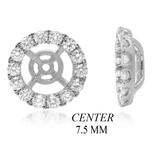 PMI 14W@2.4 34RD1@0.83 7.5MM ROUND EARRING JACKETS