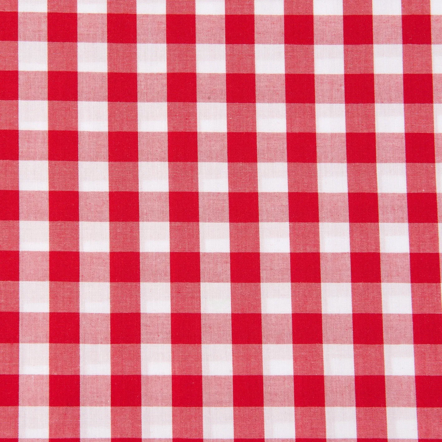 Poly Cotton Gingham Fabric, Width 112cm