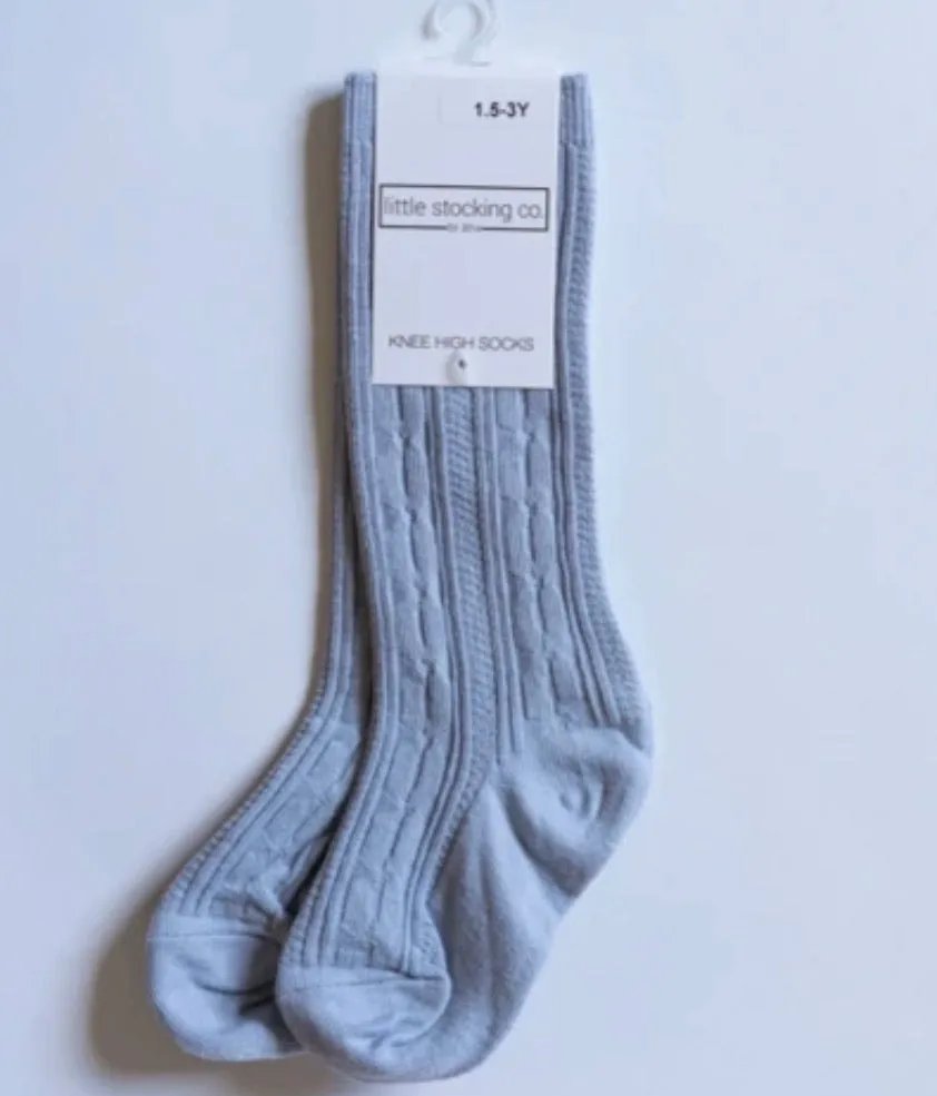Powder Blue Knee High
