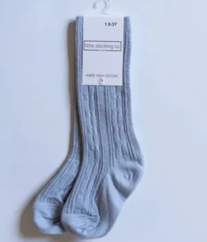 Powder Blue Knee High