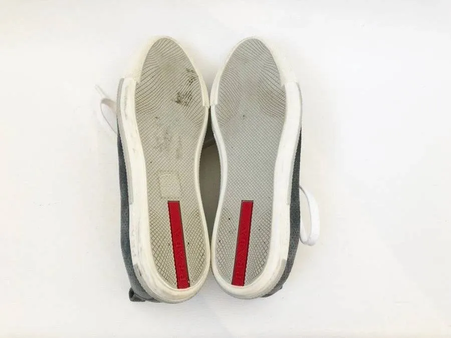 Prada Suede Sneaker Size 37.5 It (7.5 Us)