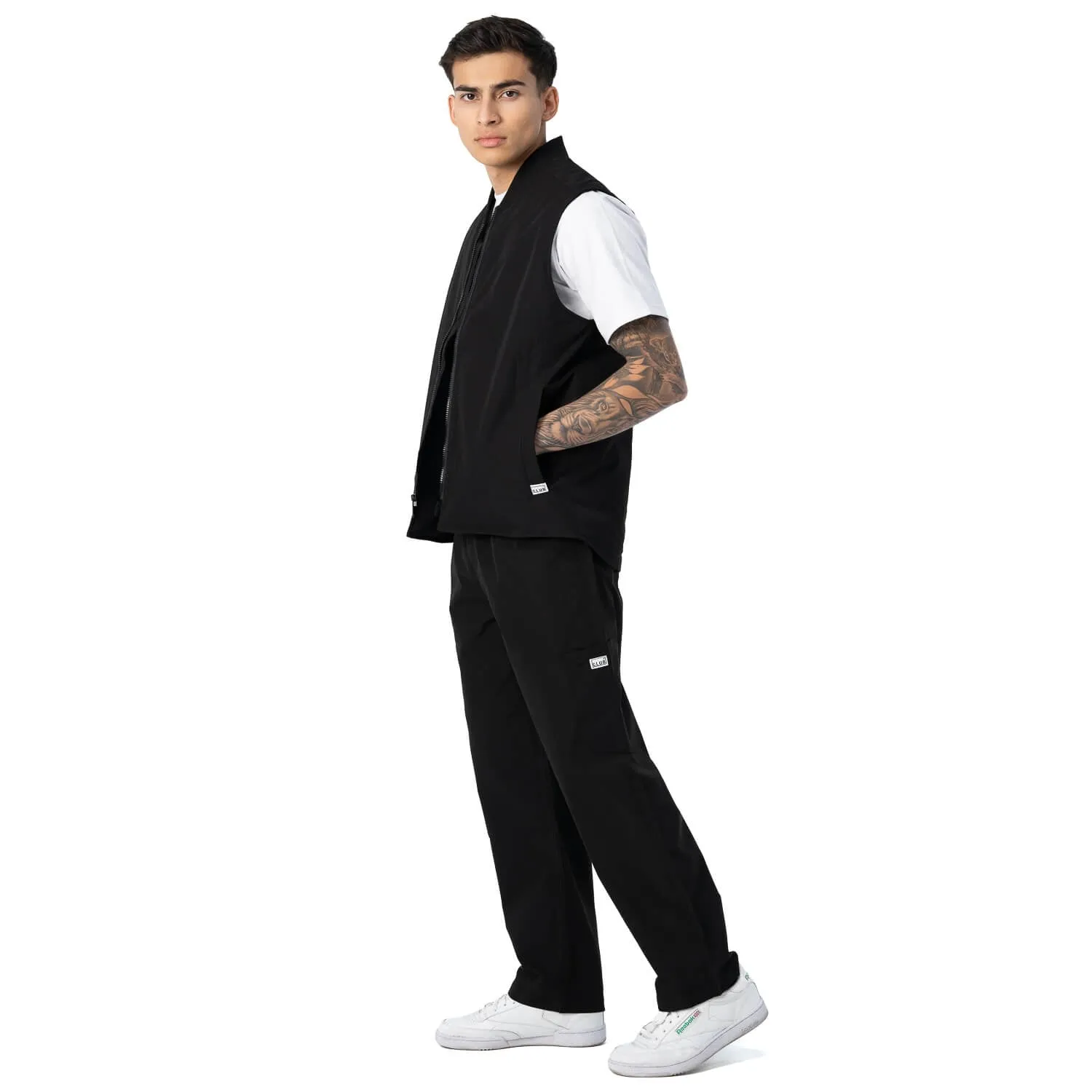 Pro Club Men's Heavyweight Work Vest - Black