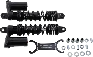 Progressive Suspension 970-1014B 970 Series Piggyback Shocks - 13in. - Black