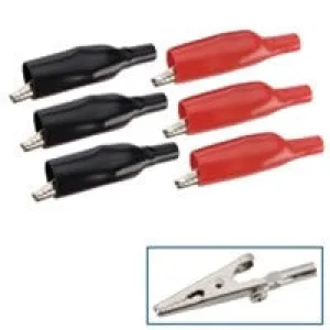 Projecta Insulated Alligator Clips (Pack of 6) - AC202