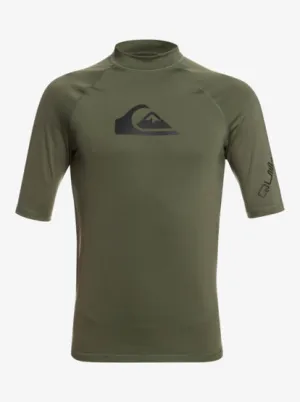 QUIKSILVER All Time SS Rashguard - Thyme
