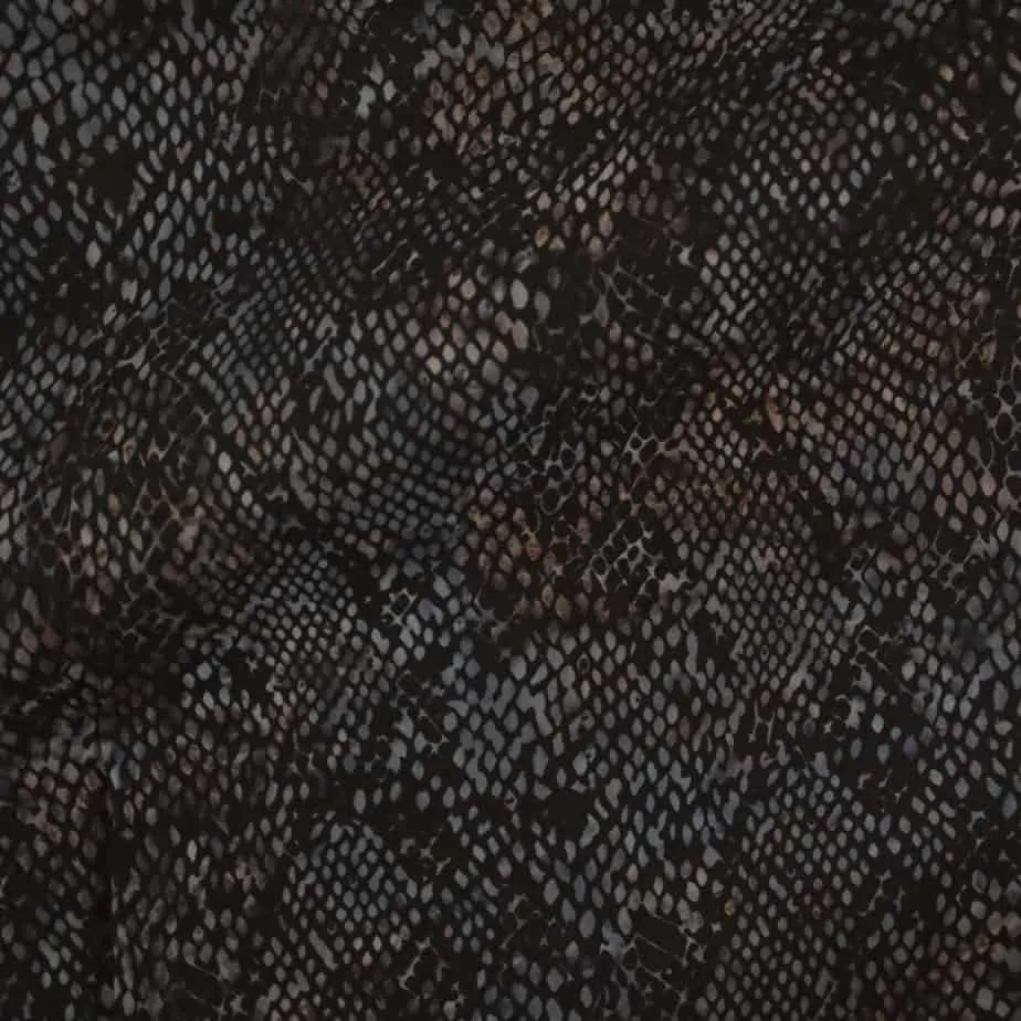Rayon Batik - Silver Snake
