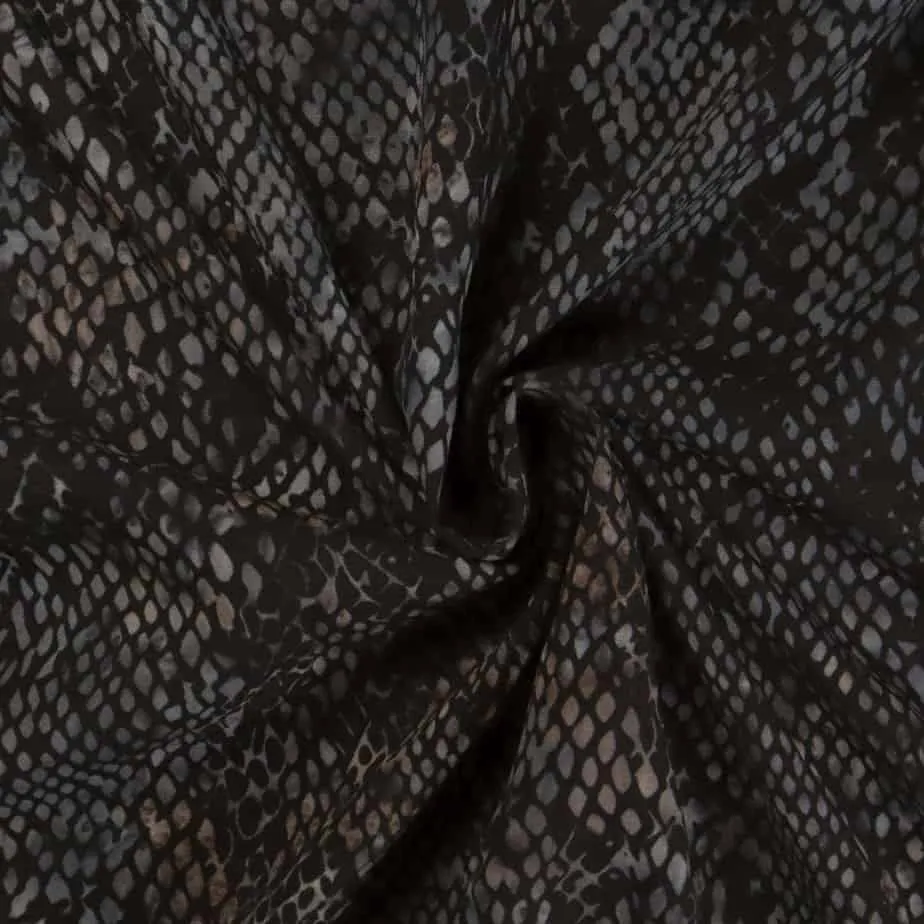 Rayon Batik - Silver Snake