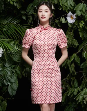 Red Lively Qipao Cheongsam