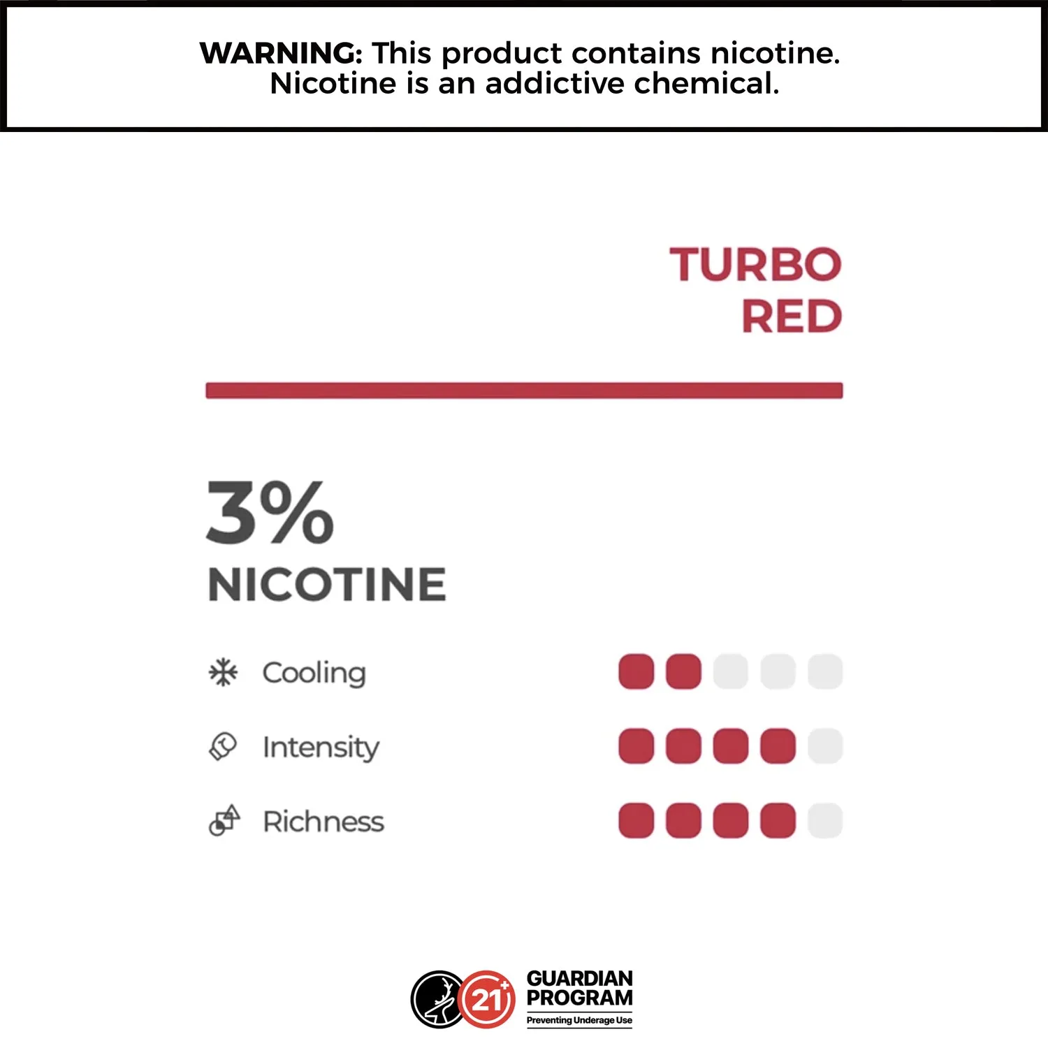 RELX pods : Turbo Red
