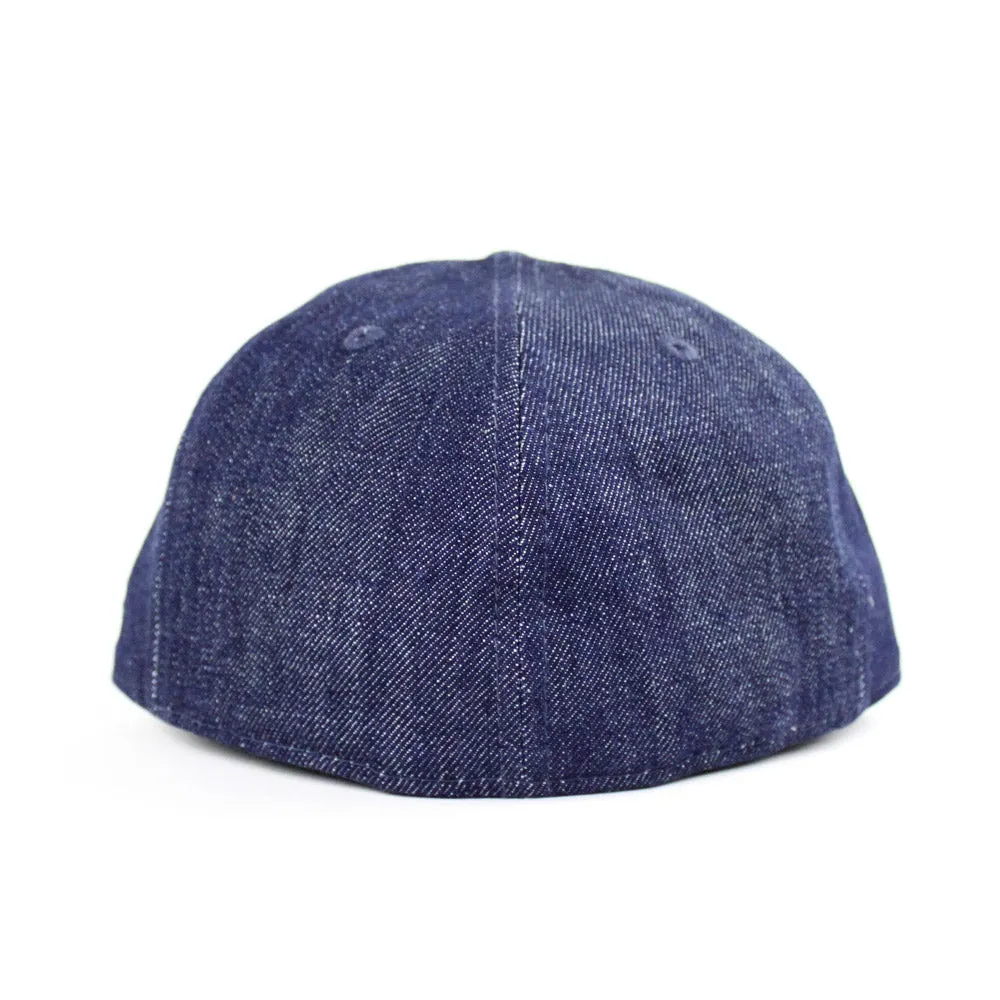 ROOSTER New Era 59Fifty Fitted Hat (FOAMPOSITE ONE DENIM Gray Under Brim)
