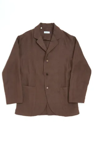 Salvatore Piccolo Jacket Chiaia BMN13 Linen Brown