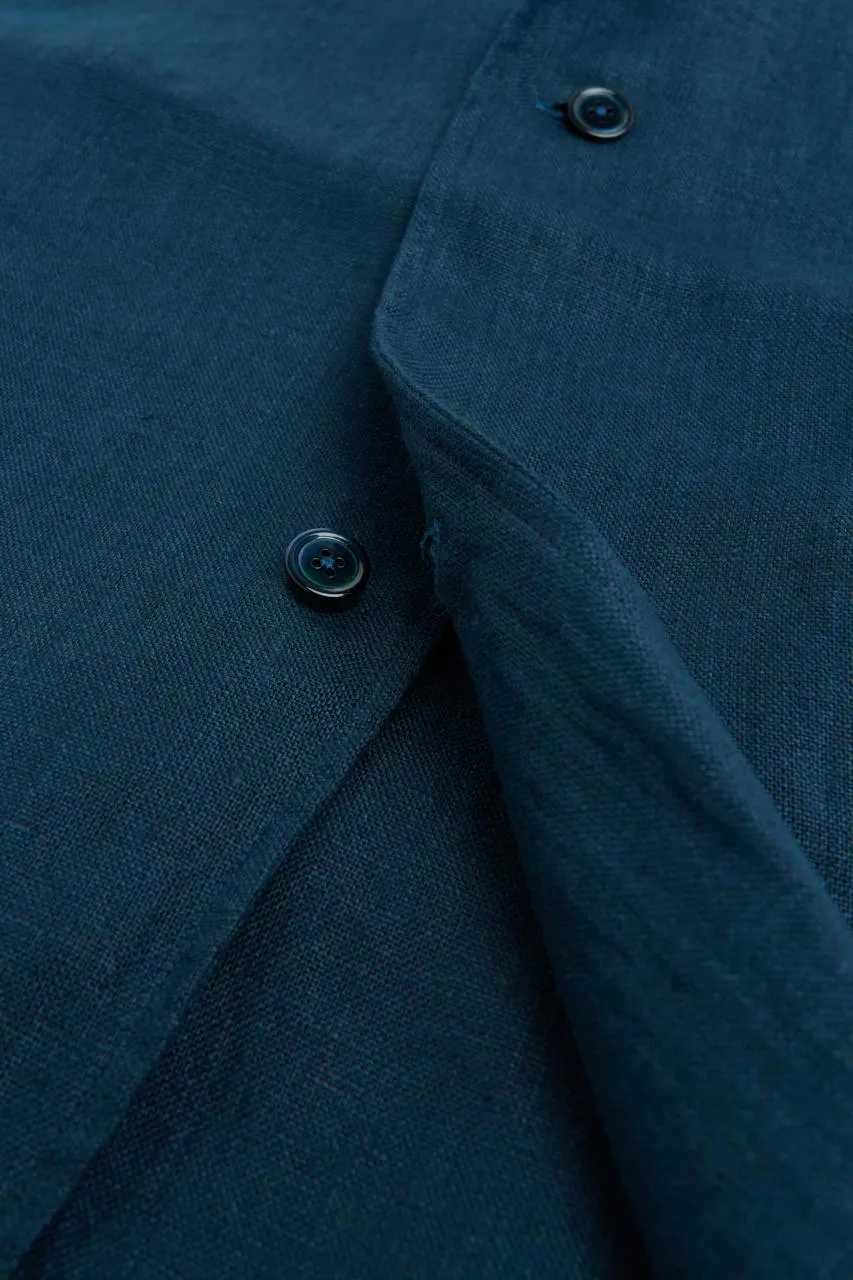 Salvatore Piccolo Jacket Chiaia BMN18 Linen Navy