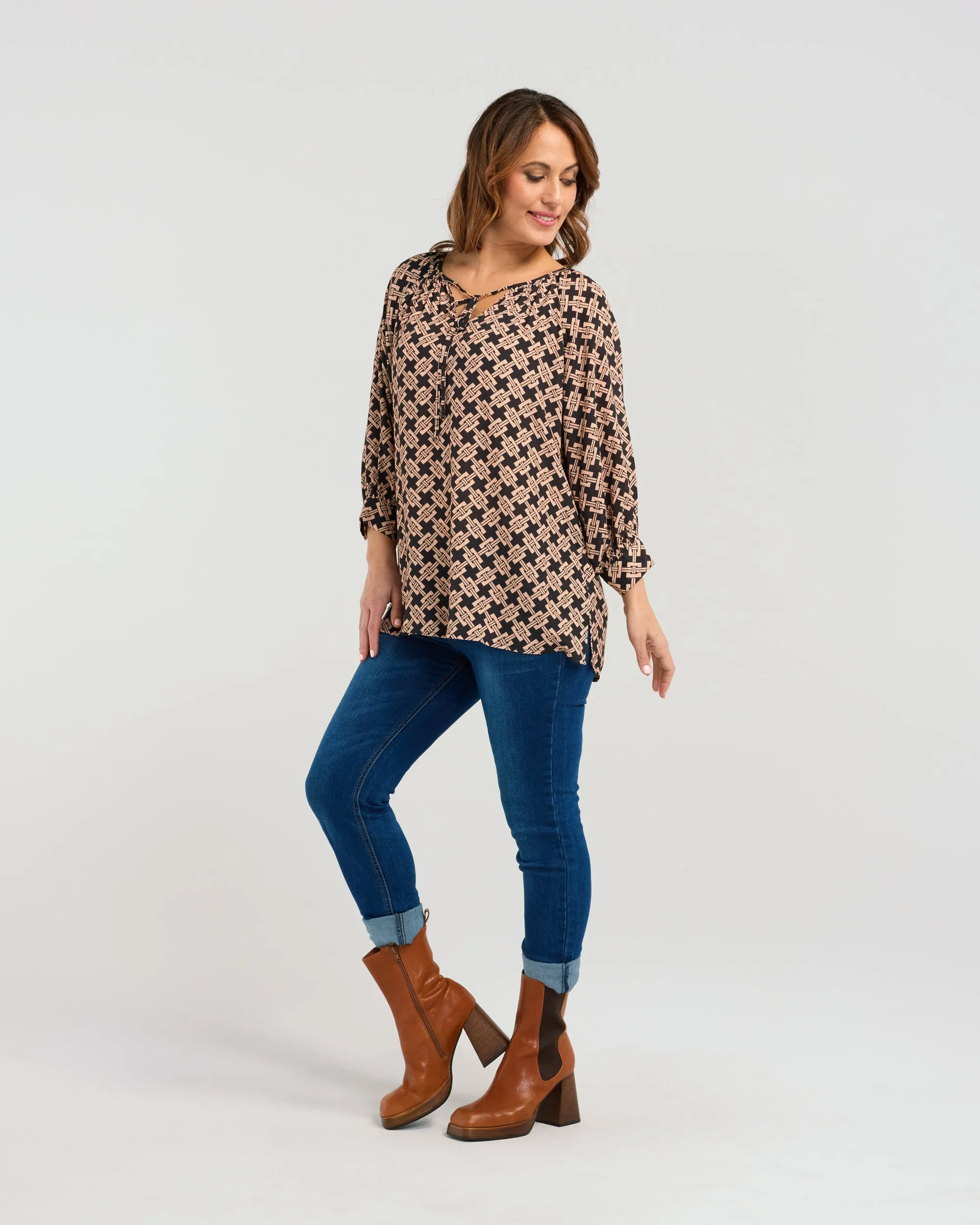 Seduce Bridie Top - Basket Weave
