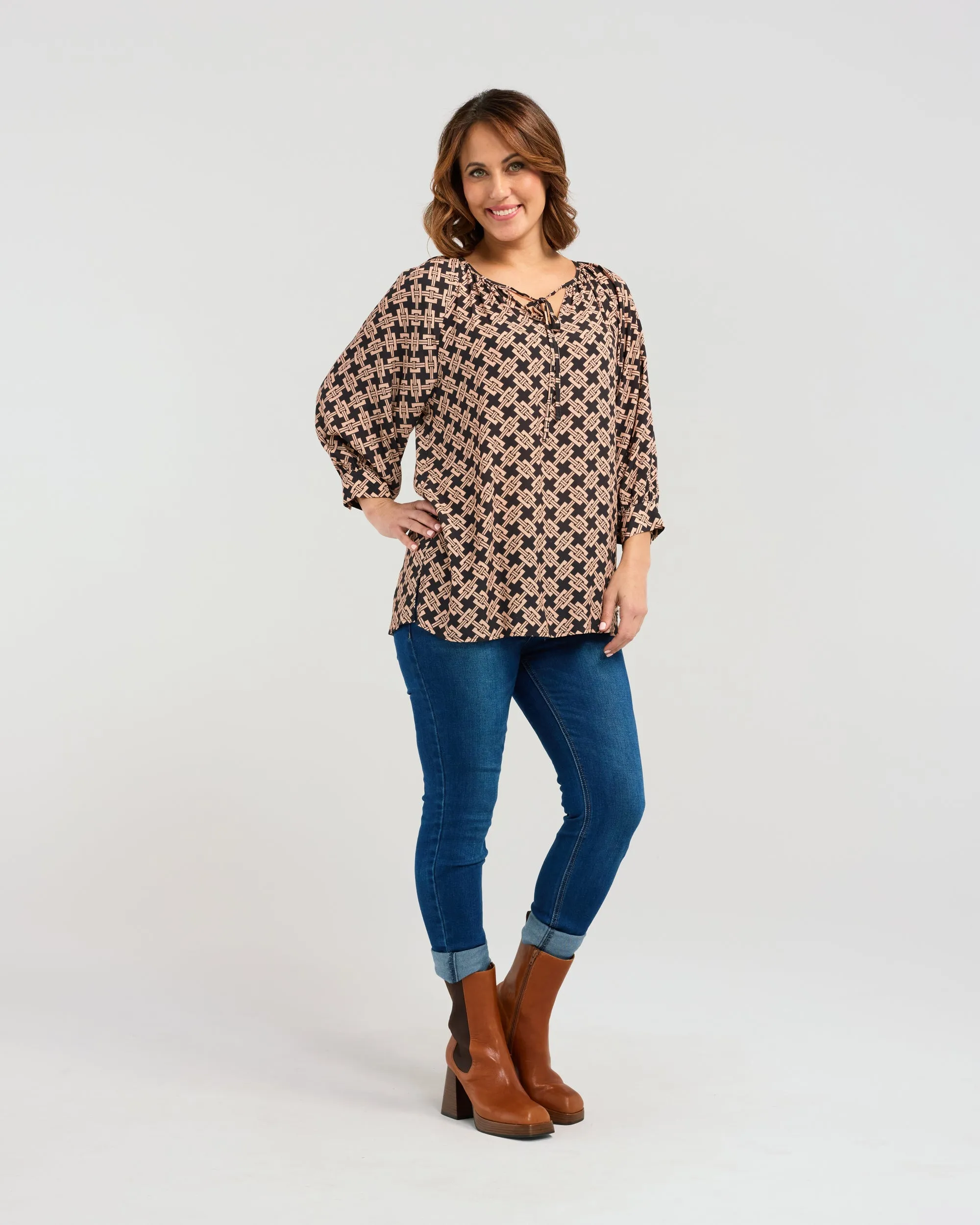 Seduce Bridie Top - Basket Weave