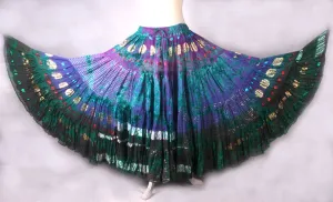 Senoritas skirt caradon purple/turquoise/blue WLS