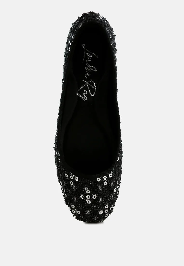 Sequin Ballet Flats By Ruw