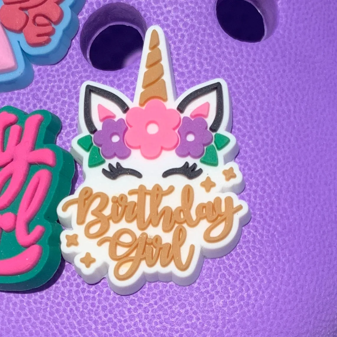 SHOE CHARMS - BIRTHDAY GIRL