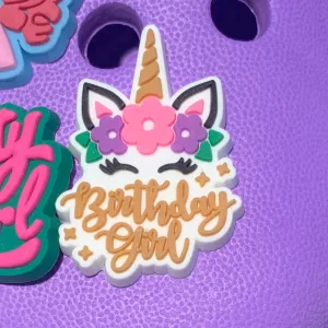 SHOE CHARMS - BIRTHDAY GIRL