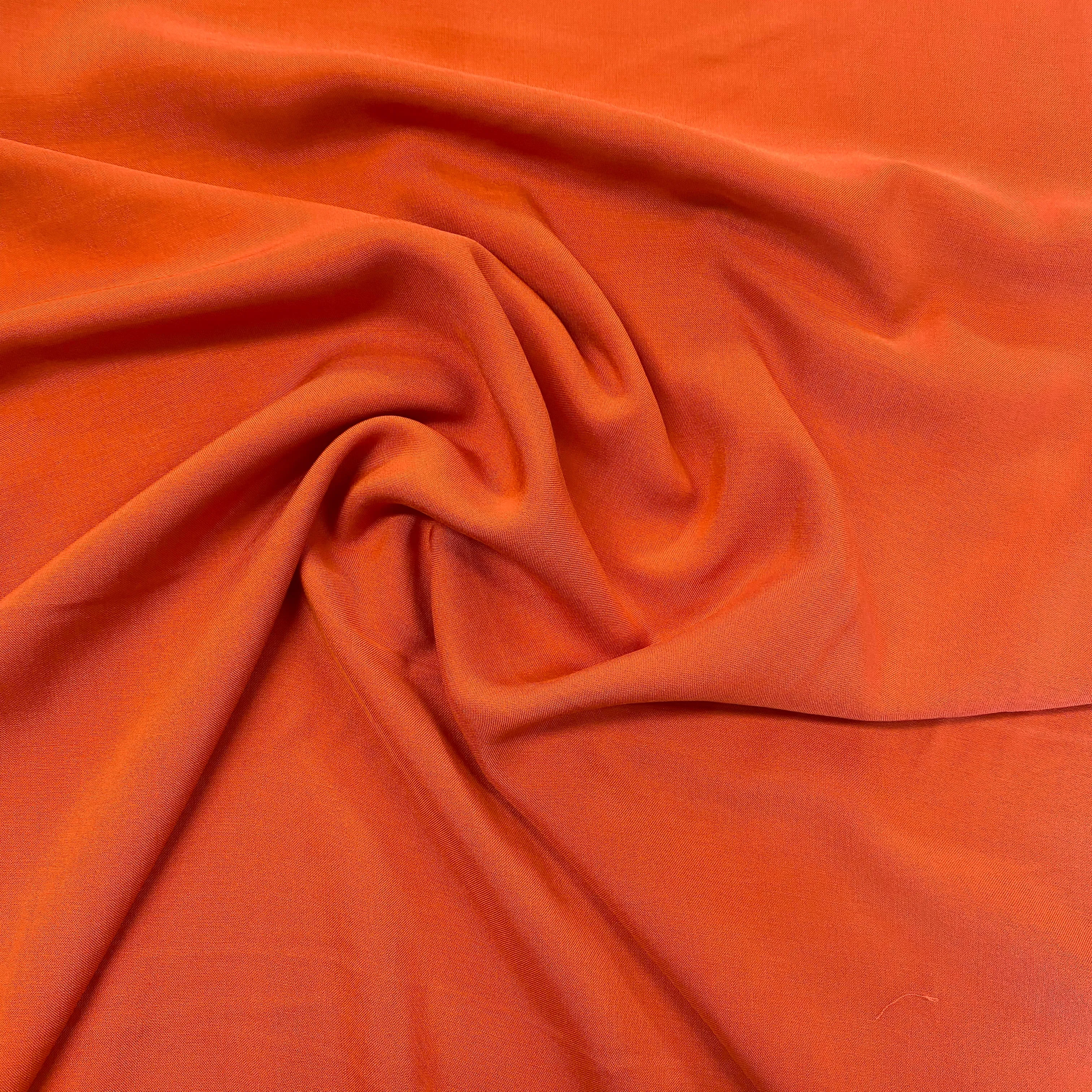 Simply Solid Viscose - Pumpkin