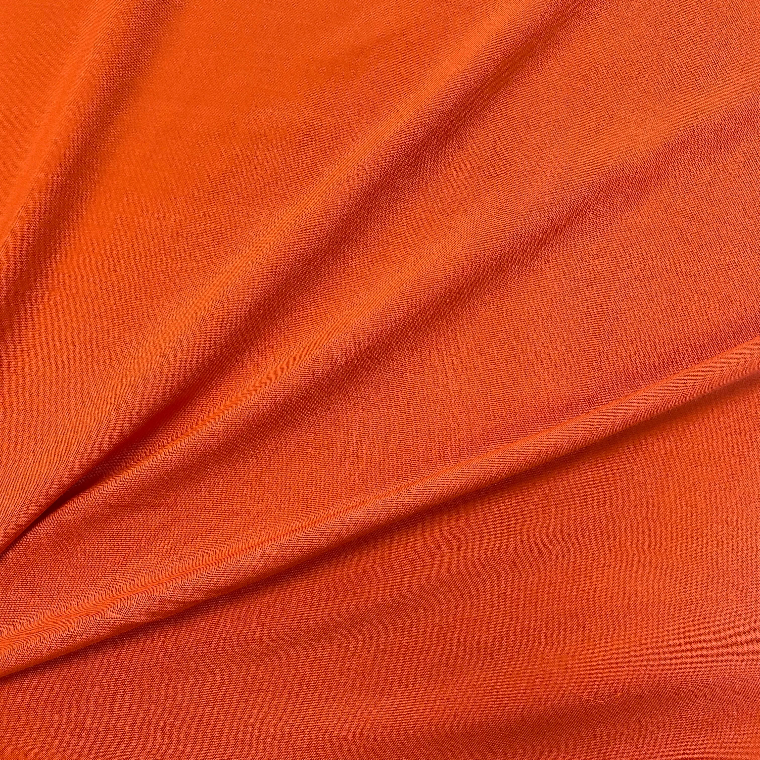 Simply Solid Viscose - Pumpkin