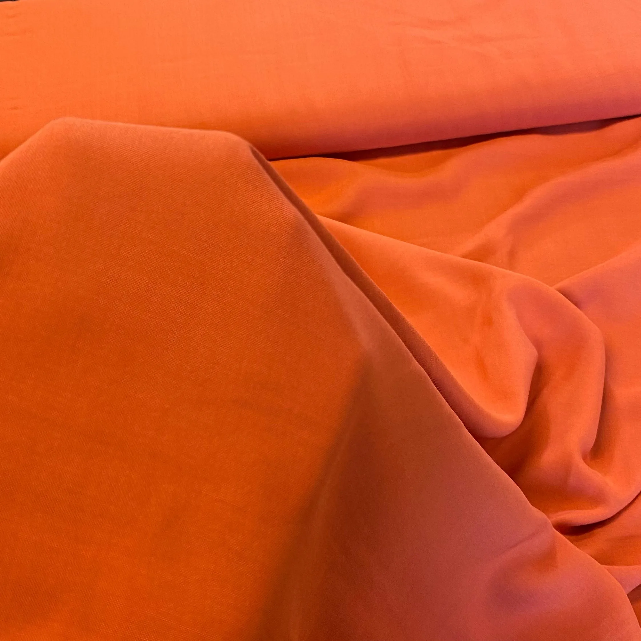 Simply Solid Viscose - Pumpkin