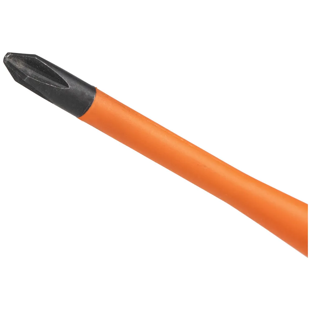 Slim-Tip Insulated Screwdriver, 1/4-Inch Cabinet, 4-Inch Round Shank