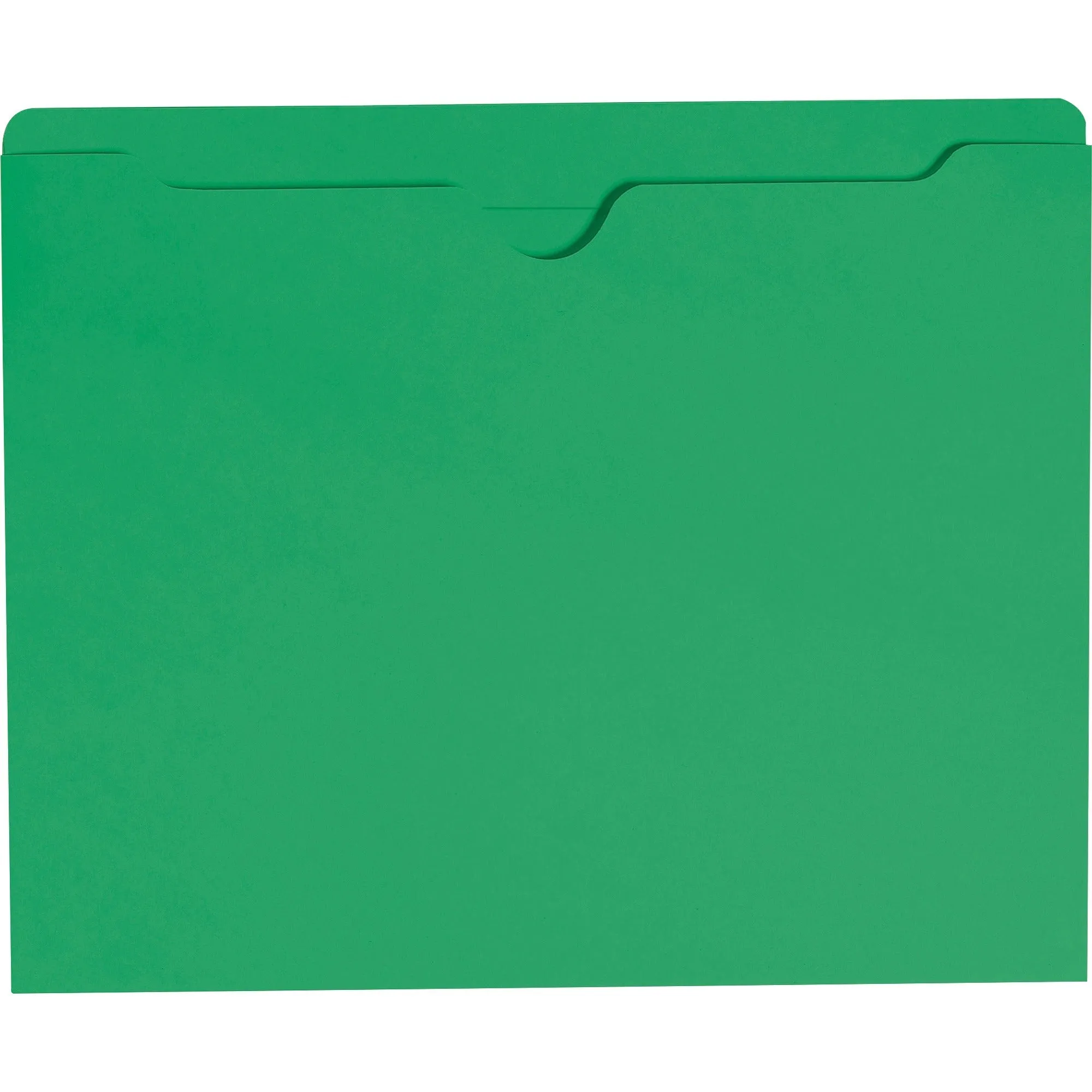 Smead Colored Straight Tab Cut Letter Recycled File Jacket