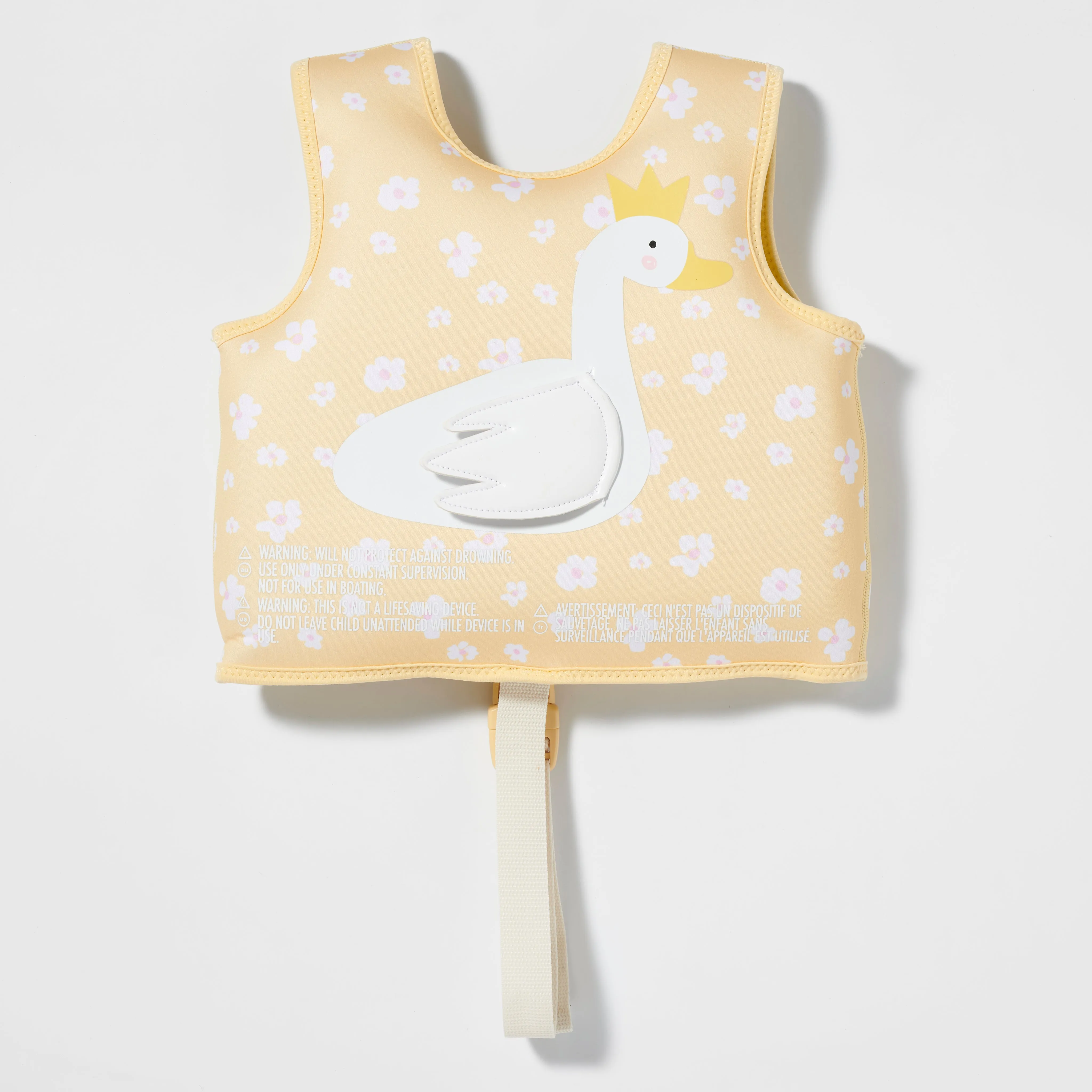 SUNNYLIFE KIDS SWIM VEST - PRINCESS SWAN BUTTERCUP