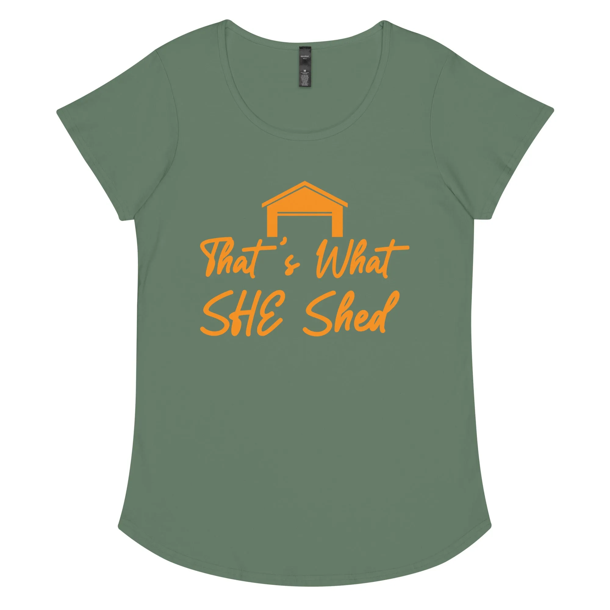 That's What She Shed - Women’s round neck tee