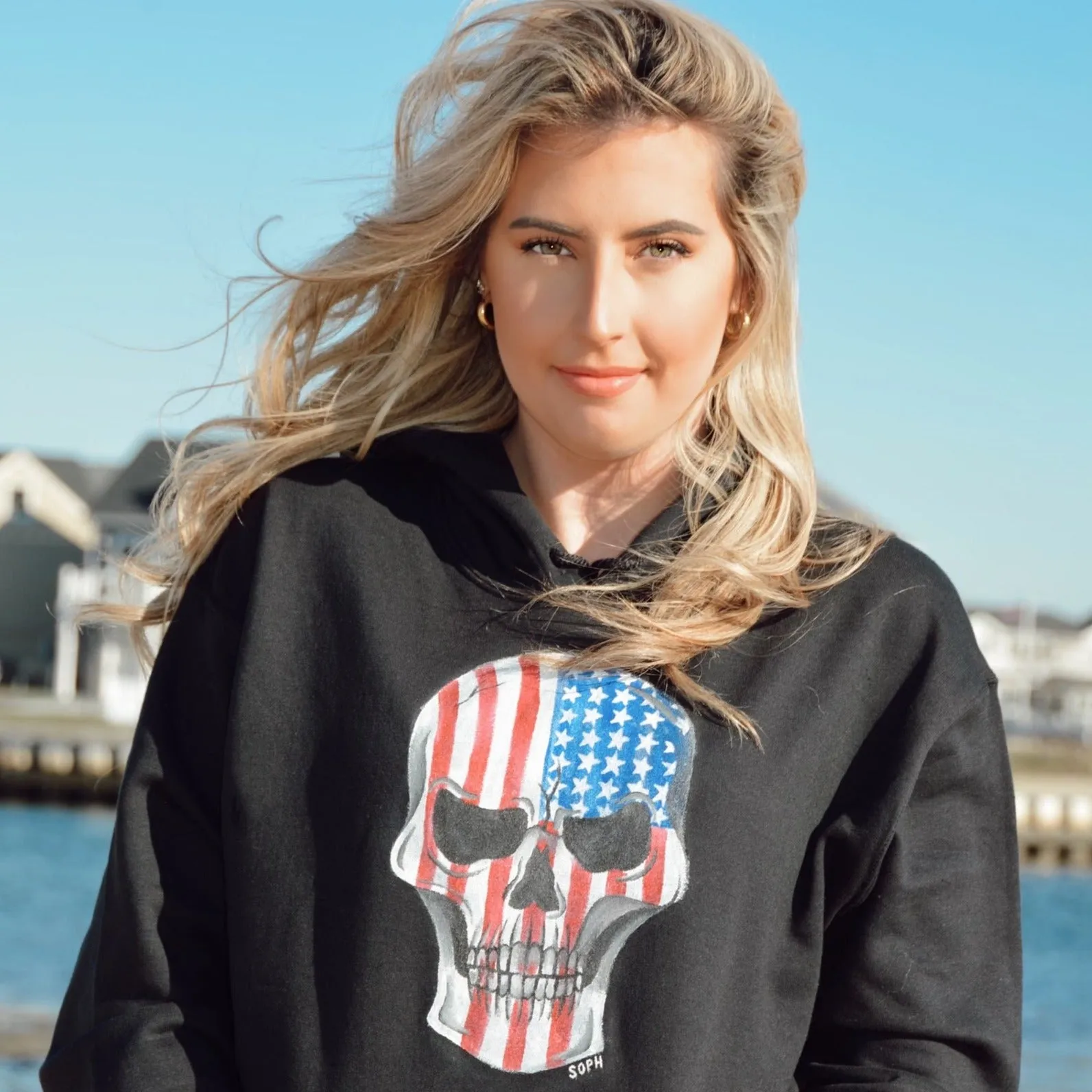 The Flag Skull Hoodie