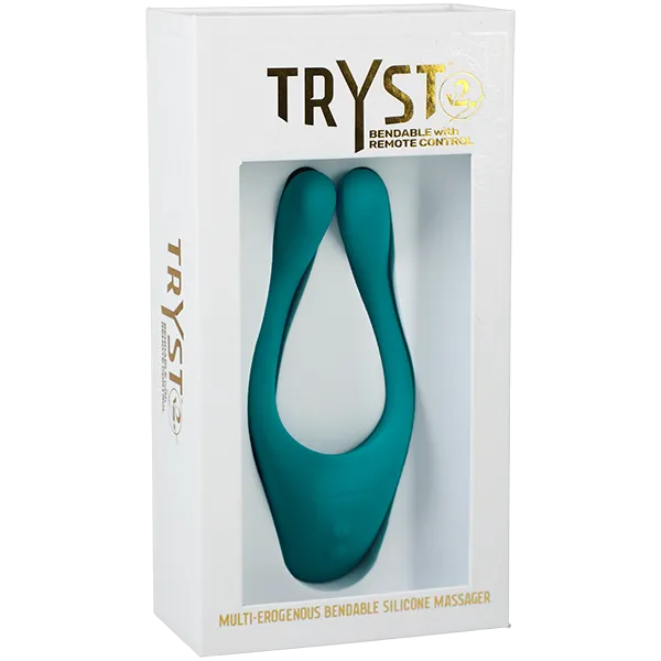 Tryst V2 Bendable Multi Erogenous Zone Massager Remote Teal