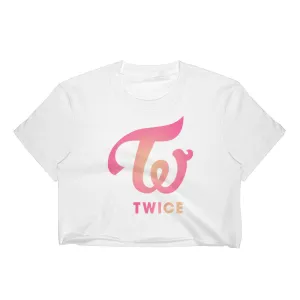 Twice logo crop top shirt kpop