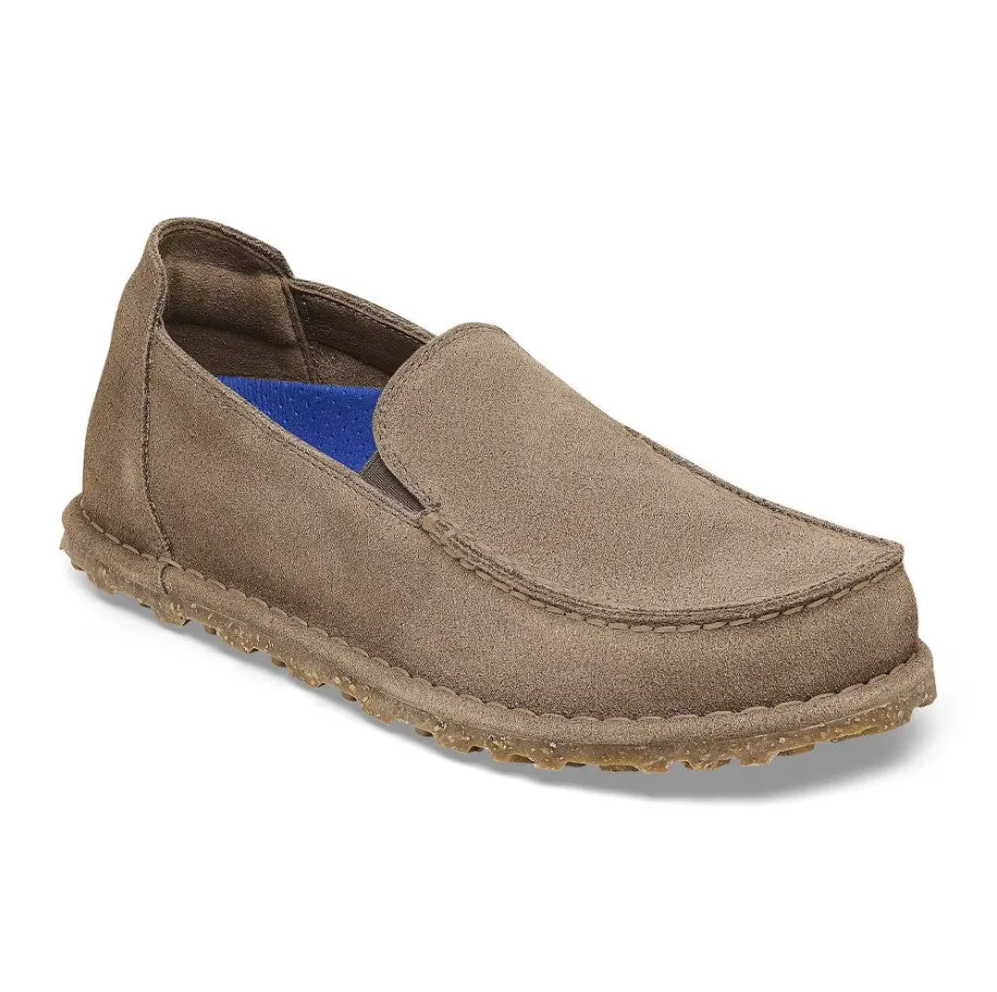 Unisex Birkenstock Utti Suede Leather Narrow 1027517B Color:  Gray Taupe