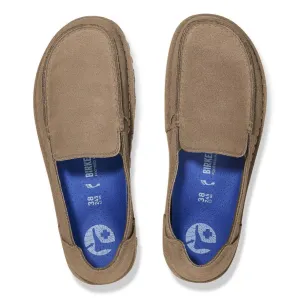 Unisex Birkenstock Utti Suede Leather Narrow 1027517B Color:  Gray Taupe