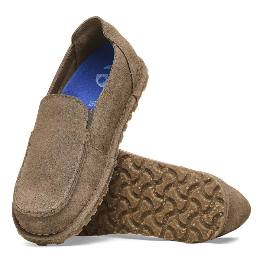 Unisex Birkenstock Utti Suede Leather Narrow 1027517B Color:  Gray Taupe