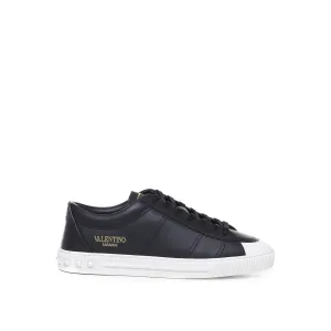 VALENTINO GARAVANI Leather Sneaker with Side Studs