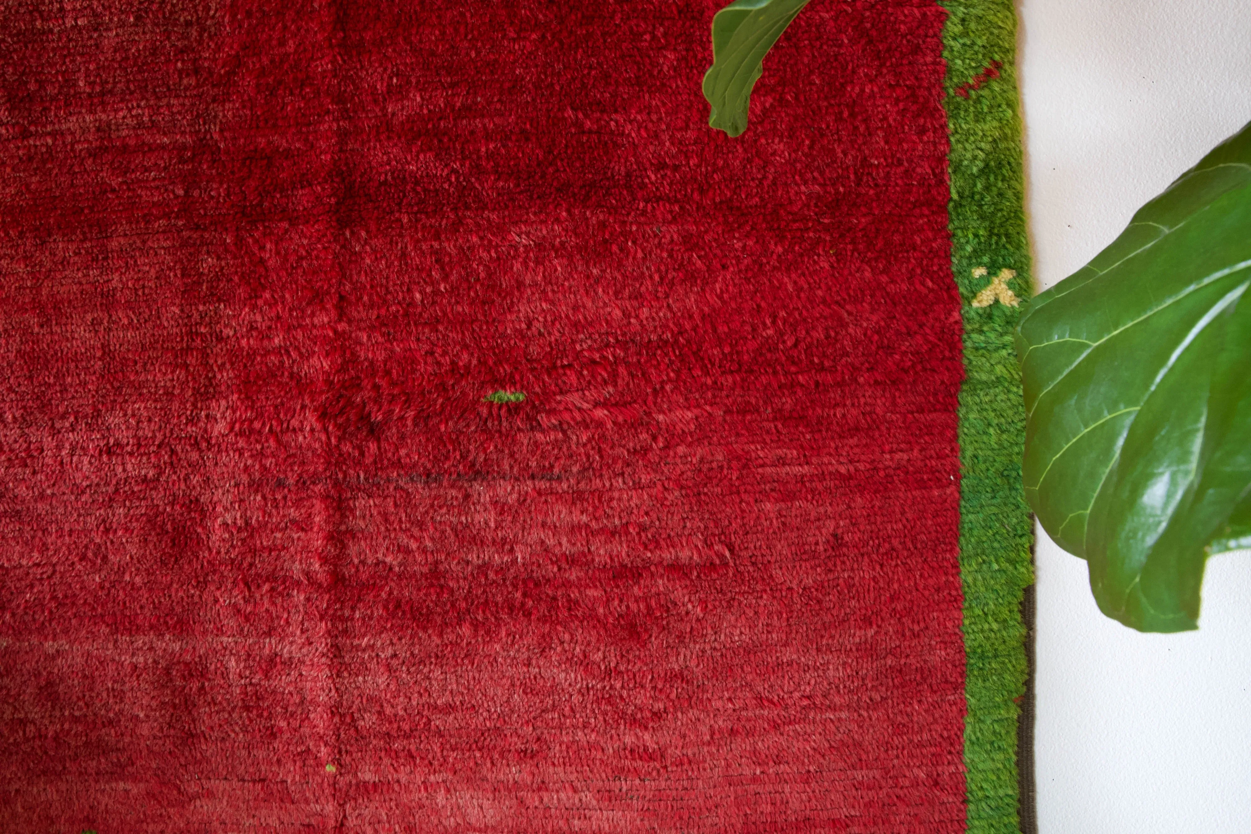 Vintage Oushak Divan Rug 5'3"x7'9"