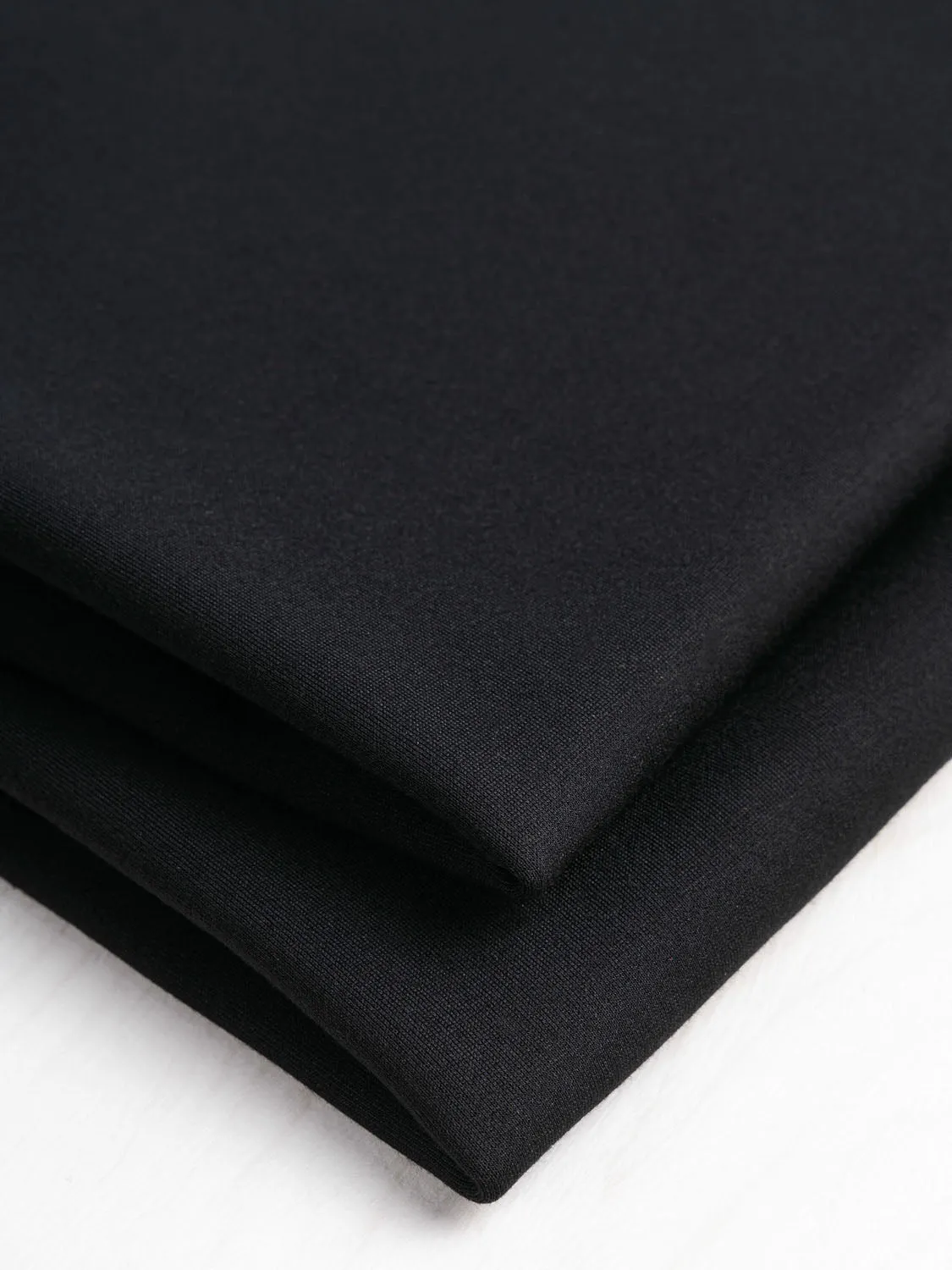 Viscose Ponte Knit - Black