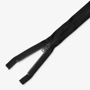 Vislon Type 5 Chunky Zip Open Ended - 55cm Black