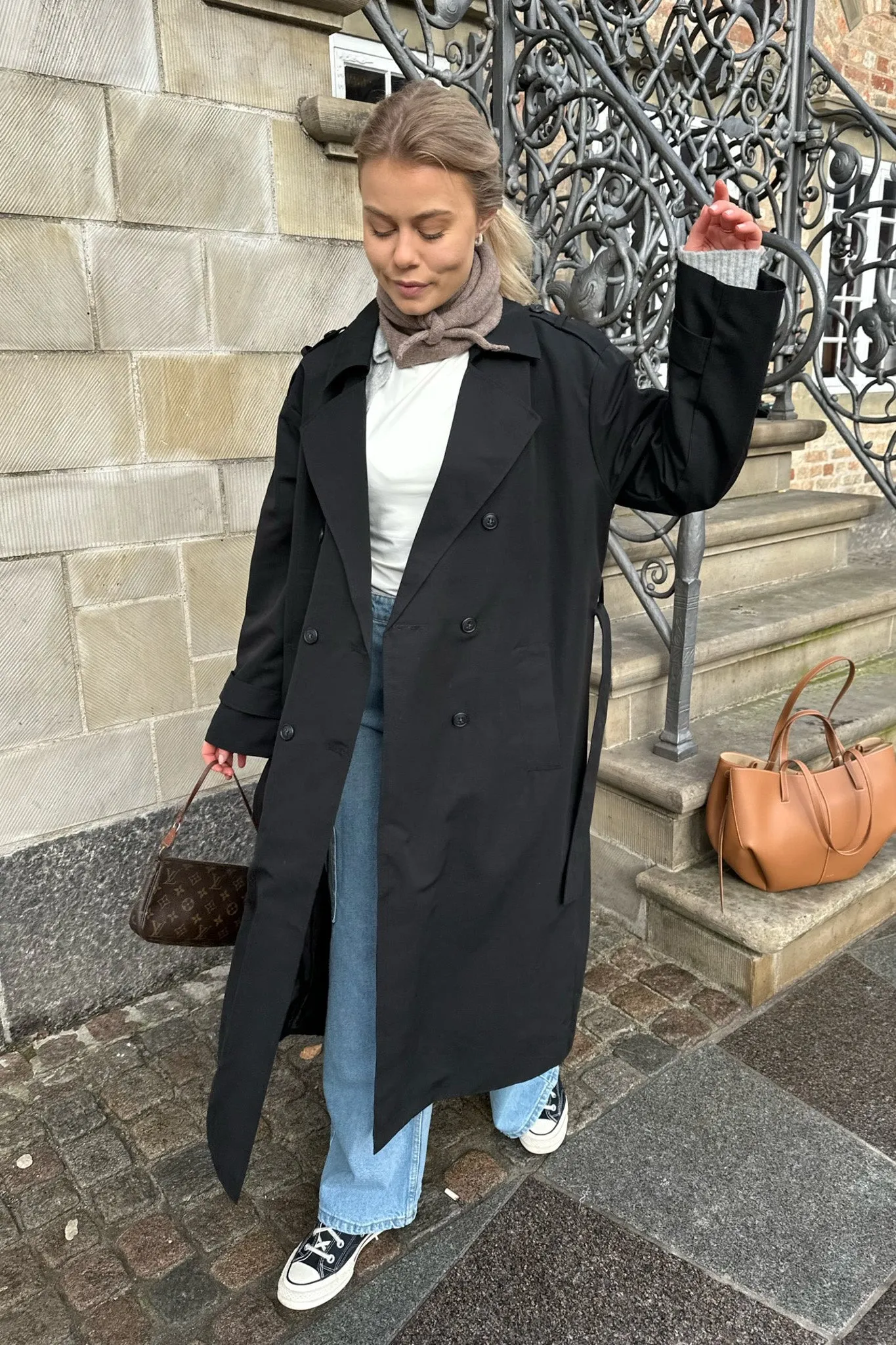 VMChloe Lang Trenchcoat - Sort