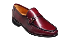 Wade - Burgundy Kid Loafer