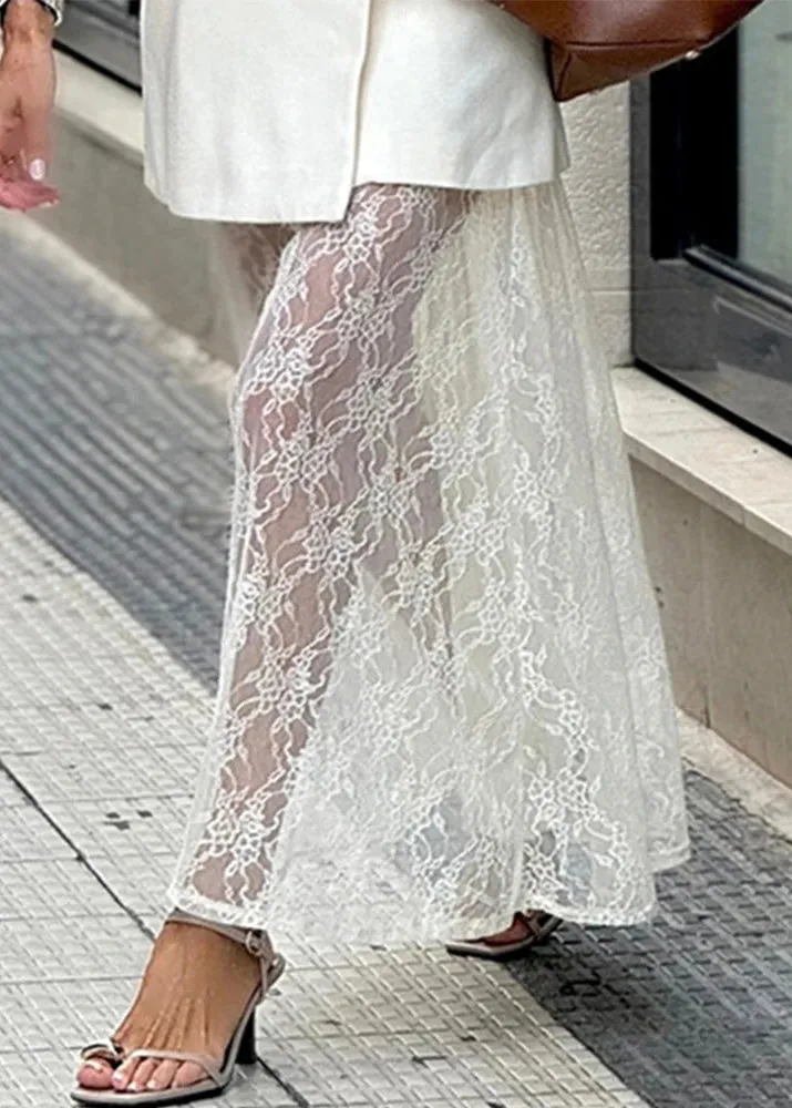 Whisper Lace Maxi Skirt