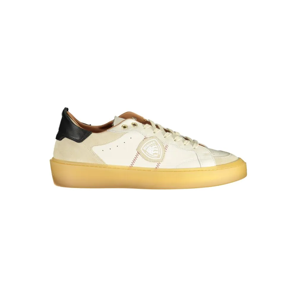 White Leather Men Sneaker