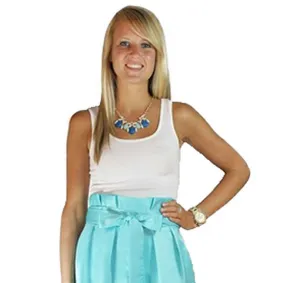 White Tank Top (Sorority)