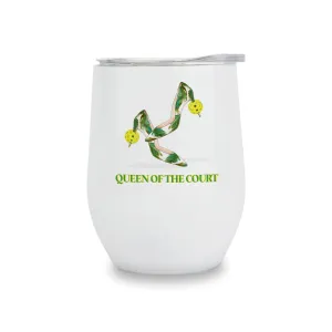 Wine Tumblers - Queen of the Court - Pickleball