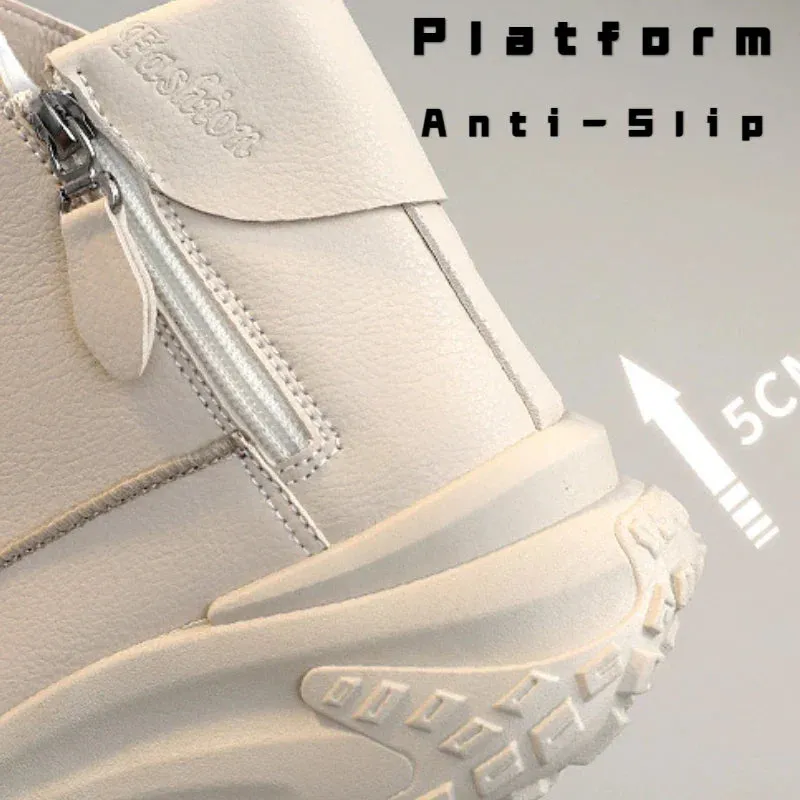 Women Sneakers Luxury Fashion High Top Women Boots Platform Casual Shoes Outdoor Running Shoes for Women