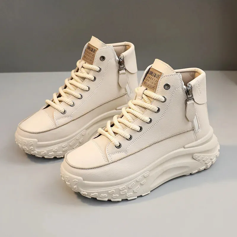 Women Sneakers Luxury Fashion High Top Women Boots Platform Casual Shoes Outdoor Running Shoes for Women