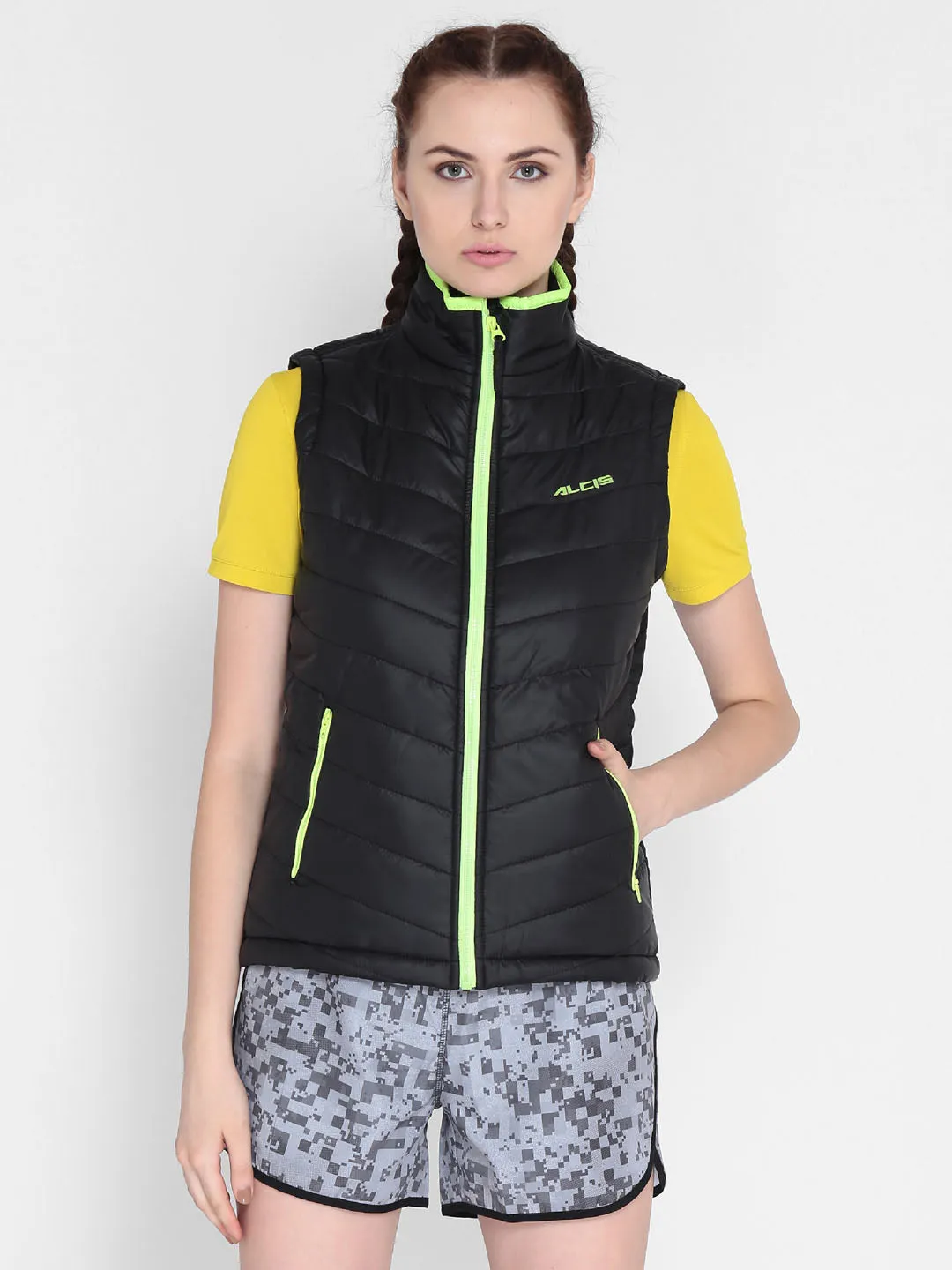 Women Solid Black Jackets