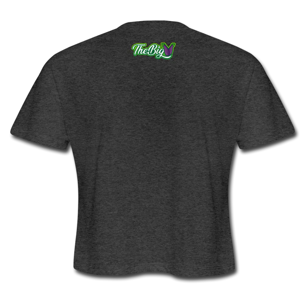 Women's Minding My Plant-Based Business Crop T-Shirt